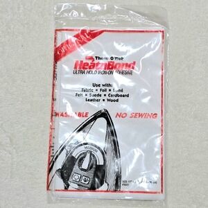Vintage Thermo O Web HeatnBond Ultra Hold Iron On Adhesive Fabric Craft NIB